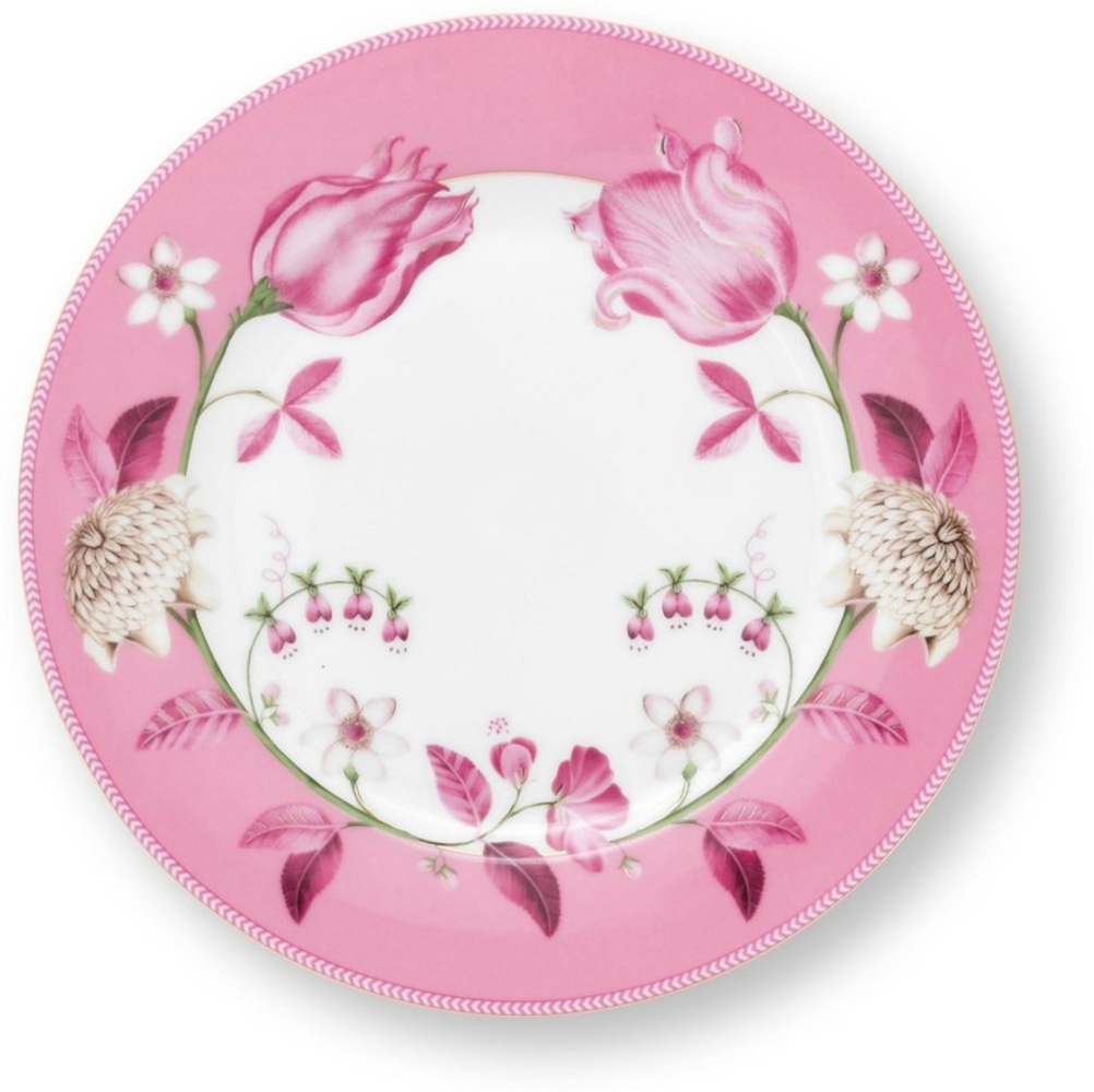 PiP Studio Frühstücksteller Jolie Tulip Pink Speiseteller 23cm Bild 1