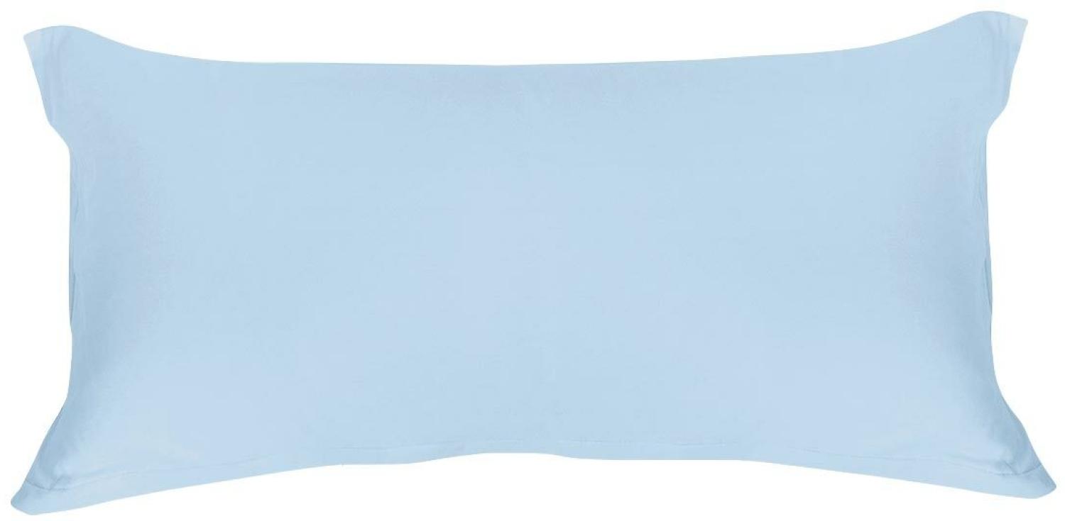 Formesse Bella Donna Jersey Kissenbezug|ca. 40x80 cm| hellblau Bild 1