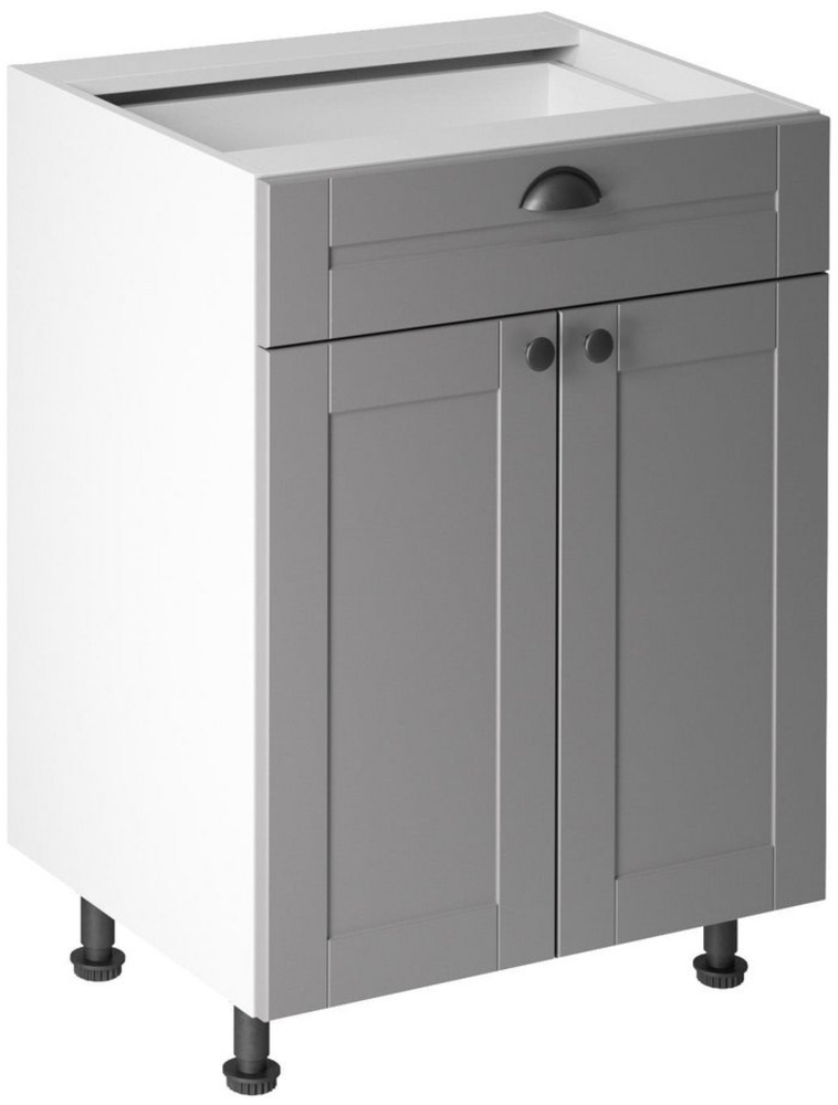 ROYAL24_MARKT Unterschrank - Optimale Organisation für Ihre Utensilien (Unterschrank, 1-St, Linea - D60S1) Edle Materialien - Stilvolles Design - Hohe Qualität Bild 1