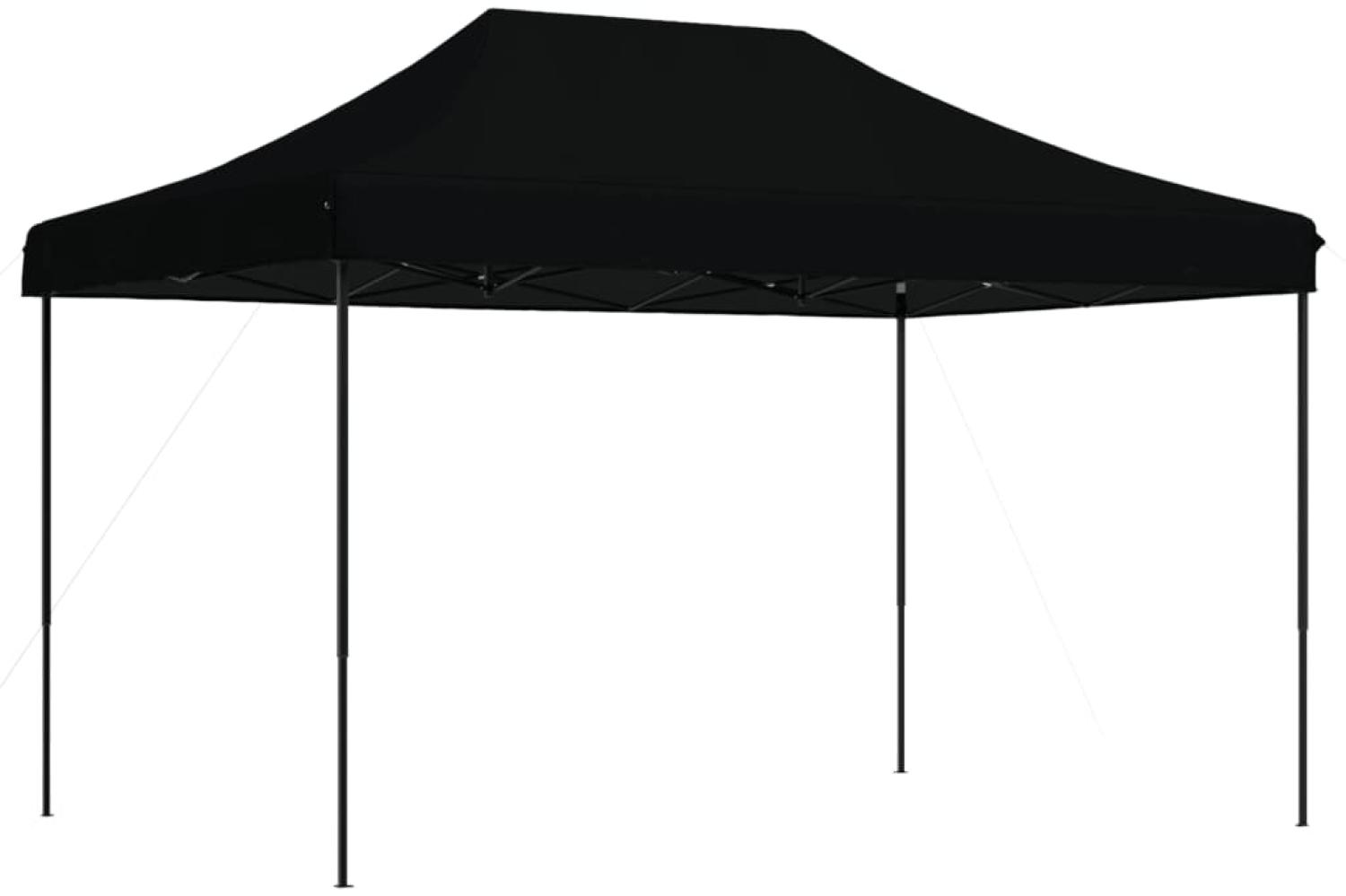 vidaXL Pop-Up Partyzelt, faltbar, Stahl / PE, Schwarz, ohne Seitenteile, 315 x 410 x 279 cm Bild 1