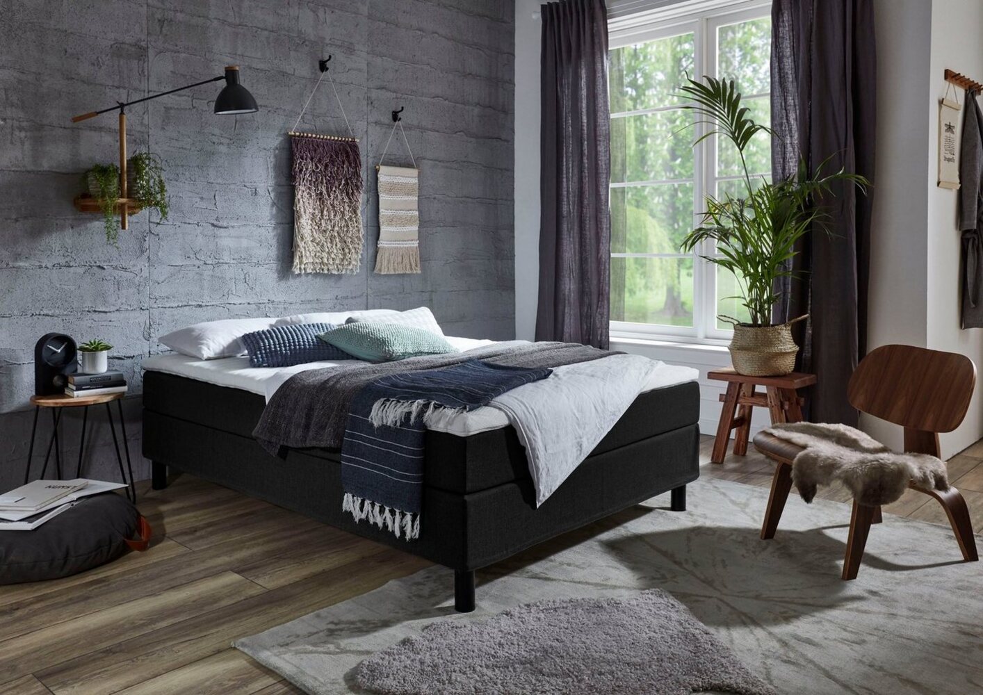 ATLANTIC home collection Boxbett Happy, ohne Kopfteil, mit Topper, wahlweise mit oder ohne Bettwaren Bild 1