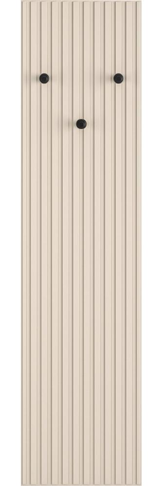 Selsey CALETTO - Wandgarderobe mit Lamellen- 34 cm - Beige Bild 1