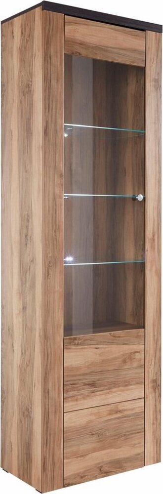 Home affaire Vitrine Larona, zeitlose Glasvitirne, Hochschrank Höhe 205,6 cm Stauraumvitrine mit dekorativer Rahmenoptik Bild 1