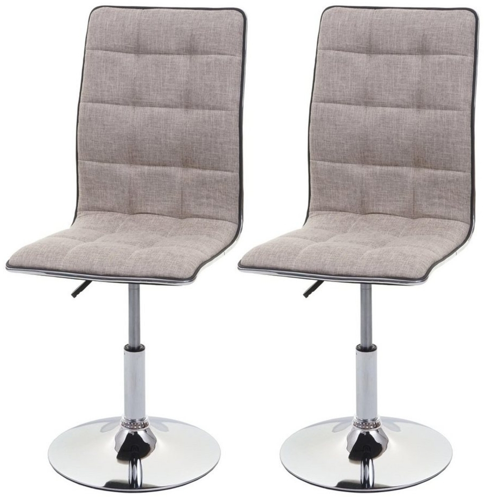 MCW Esszimmerstuhl MCW-C41-2-h Stoff (Set, 2 St), 2er-Set, 360° drehbar, Sitzhöhe variabel verstellbar, Fußbodenschoner Bild 1