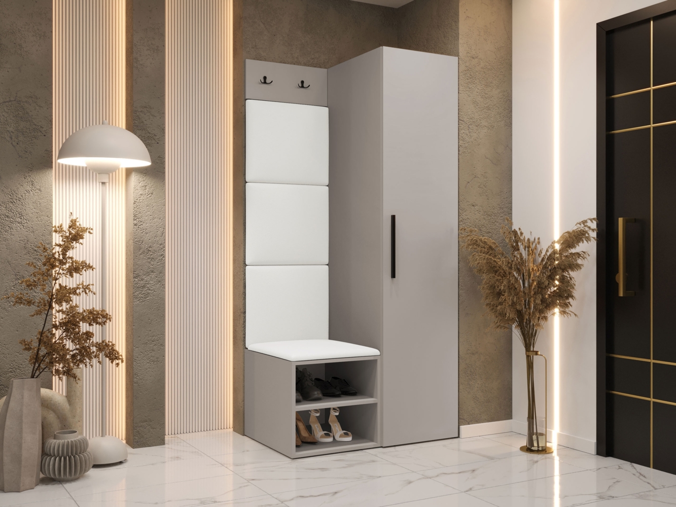 Garderoben-Set Mapreni IV (Farbe: Cashmere, Soft 017) Bild 1