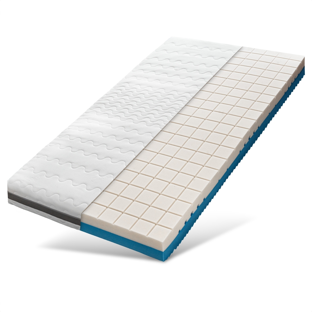 Sleepneo - Matratze 160x200 H2 H3, Höhe 18cm, 7 Zonen Kaltschaummatratze 160 x 200 mit hochwertigem Doppeltuchbezug, Hergestellt in Europa Bild 1