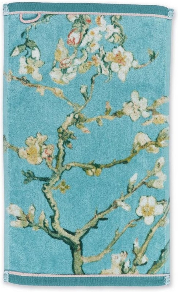 Beddinghouse x Van Gogh Museum Gästehandtuch Blossom Towel_Blue_UV_UV_30x50 1 Gästehandtuch 30 x 50 cm, Frottier (1-St), Gästetuch Gästehandtuch Bild 1