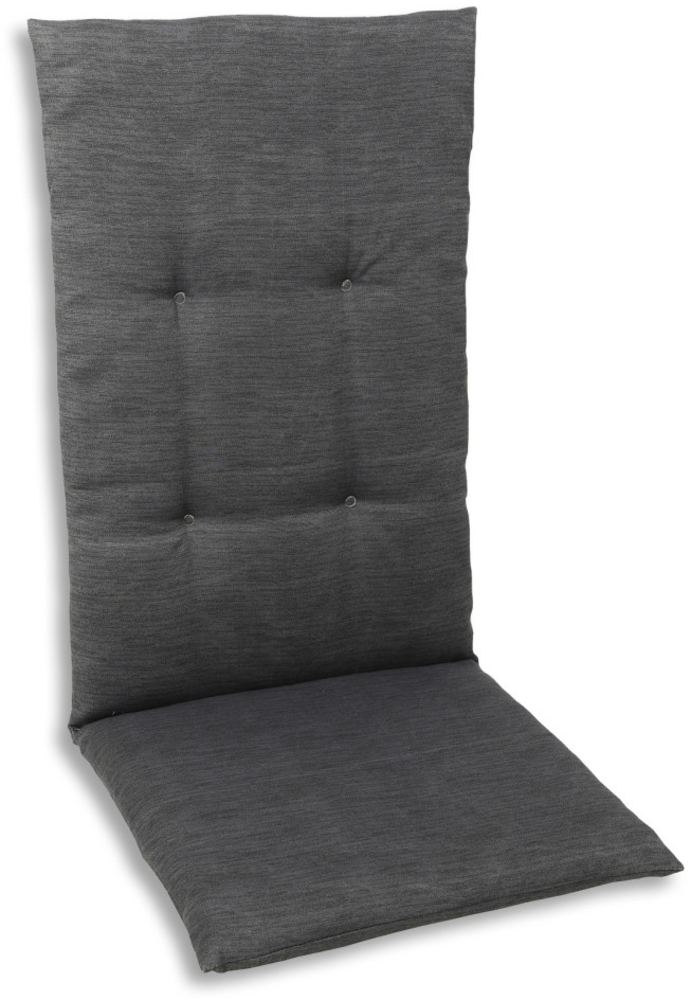 GO-DE Hochlehner-Auflage 118 cm x 48 cm x 5 cm, grau Bild 1