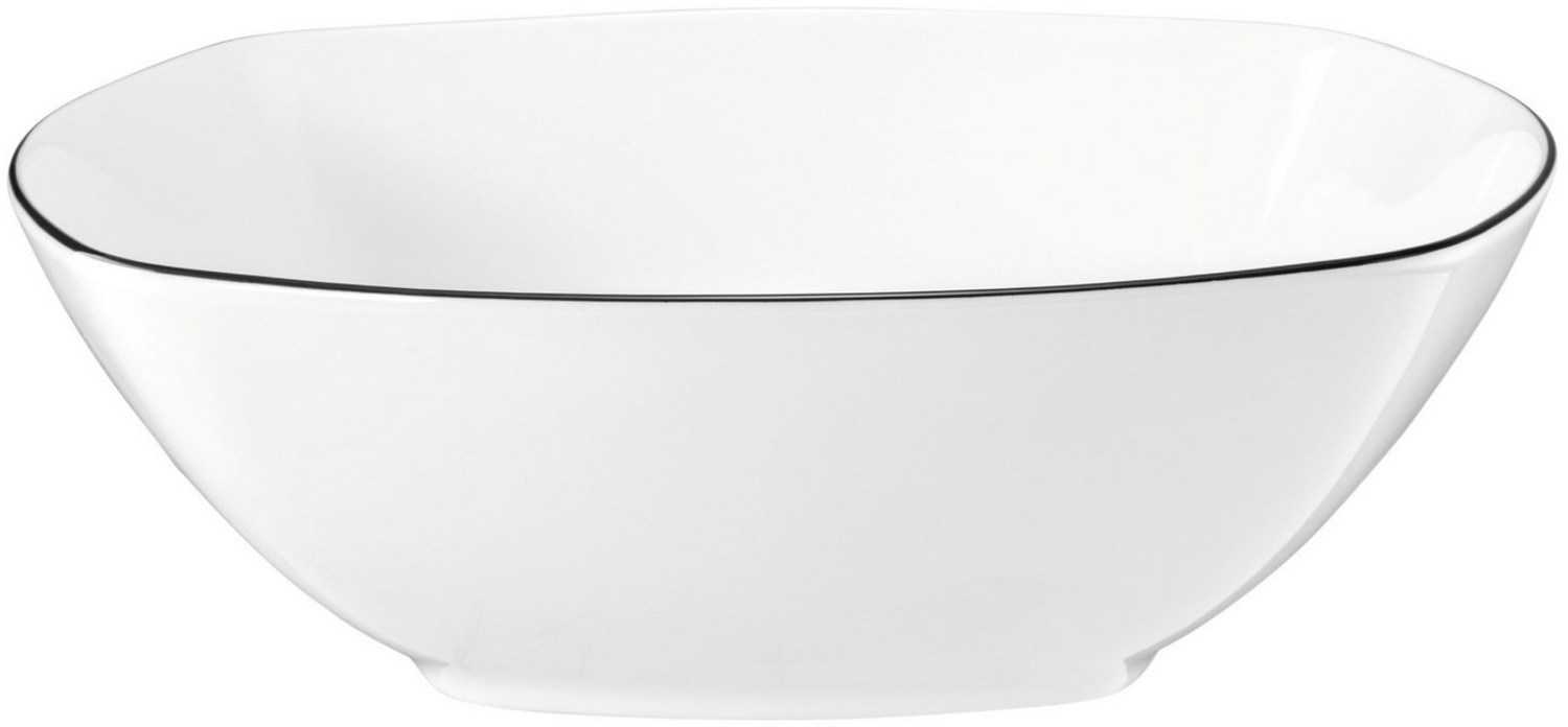 Seltmann Weiden Lido Black Line Schüssel eckig 24,5 cm Bild 1