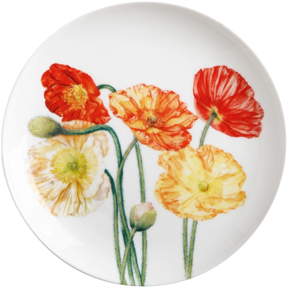 Maxwell & Williams JY0045 Teller Mohn FLORIADE Bone China Porzellan, in Geschenkbox Bild 1