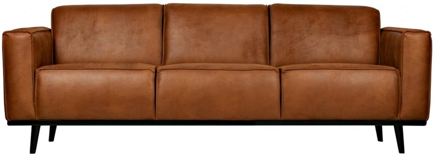 Sofa Statement 3-Sitzer - Leder Cognac Bild 1