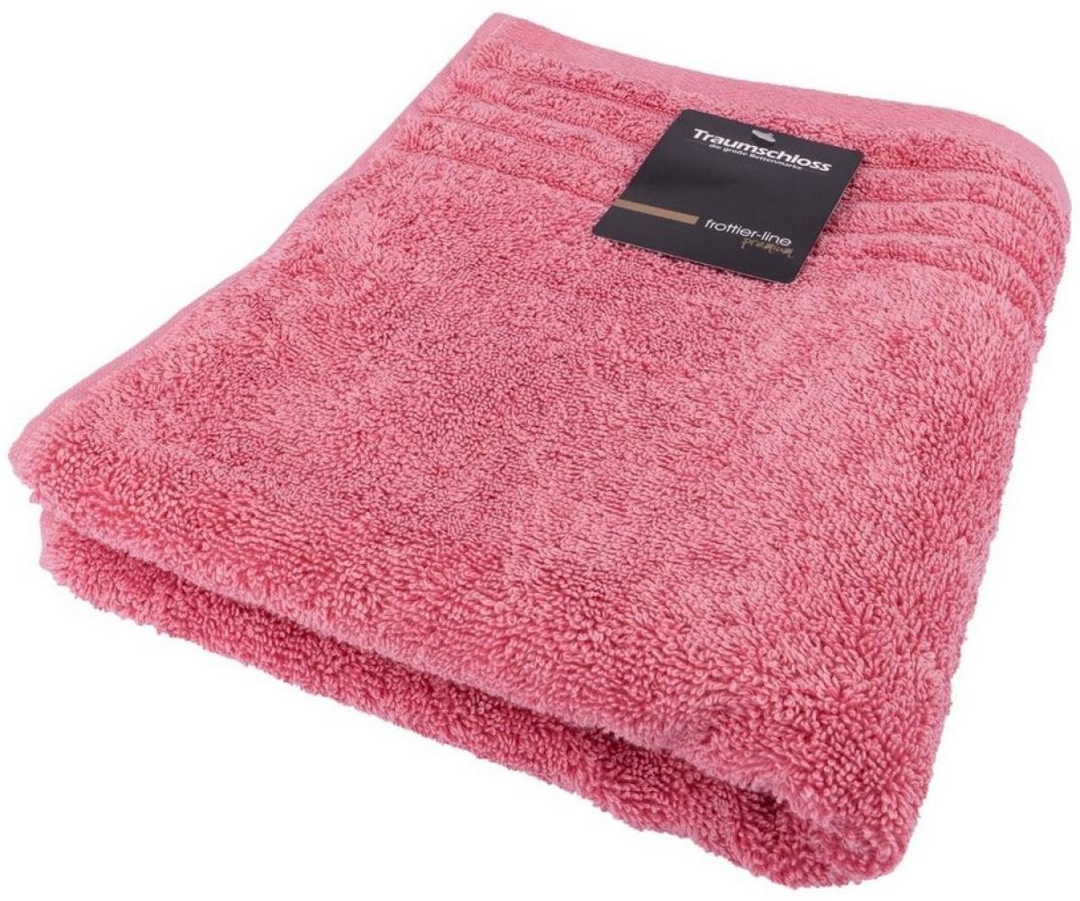 Traumschloss Gästehandtuch Premium-Line, Frottier (1-St), 100% amerikanische Supima Baumwolle mit 600g/m², Pink Bild 1