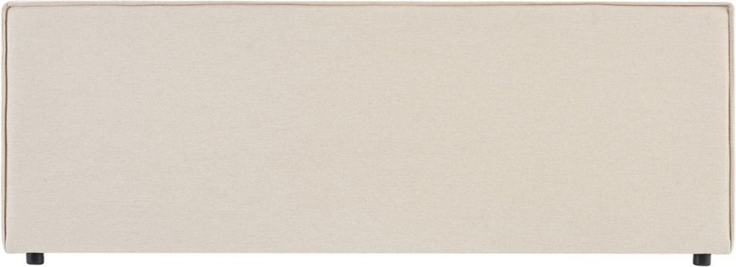 IDIMEX Kopfteil KLAO, Kopfteil Bettkopfteil 160 cm weich gepolstert Stoffbezug beige modern Bild 1