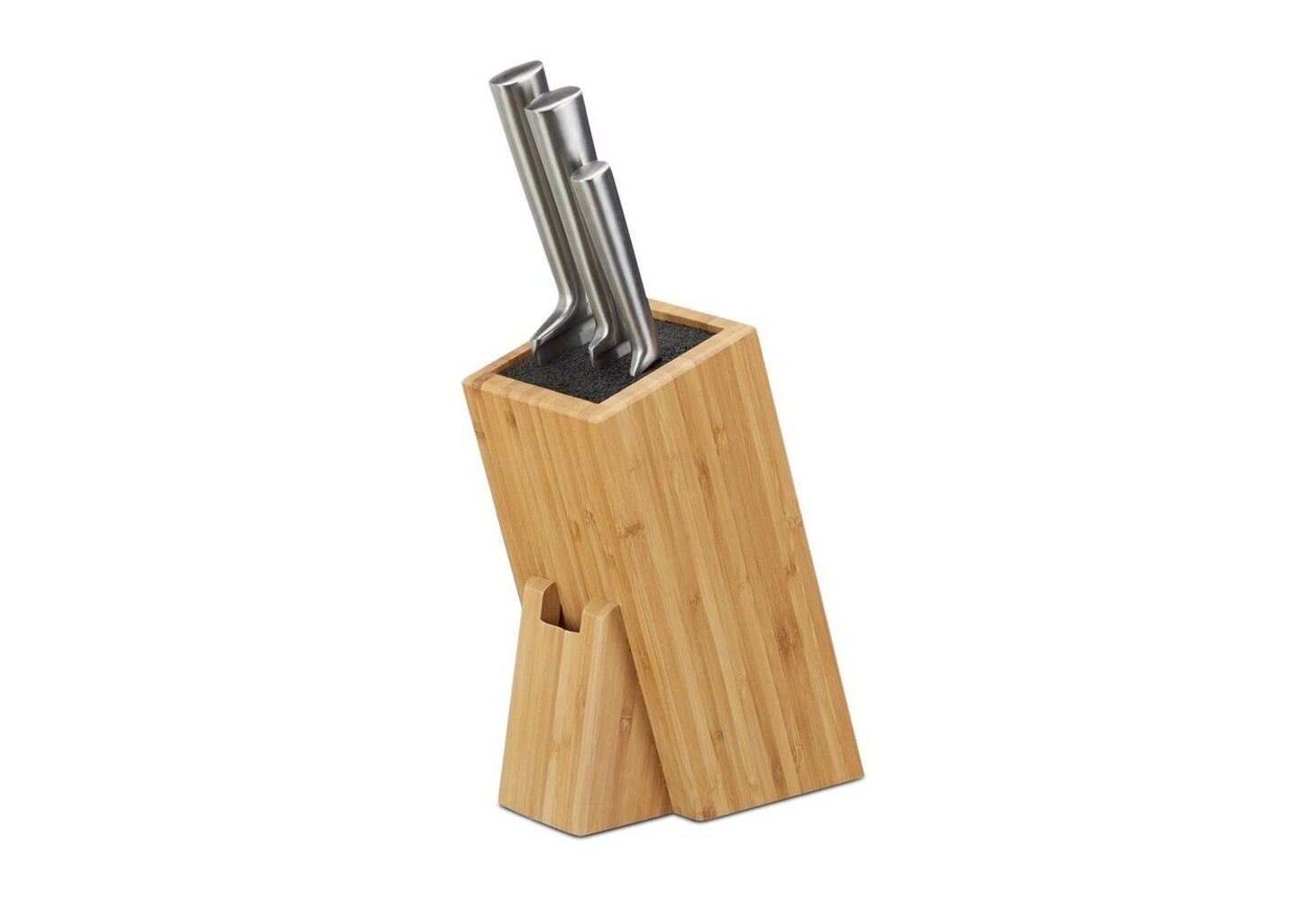Bambus Messerblock mit Borsten Bild 1