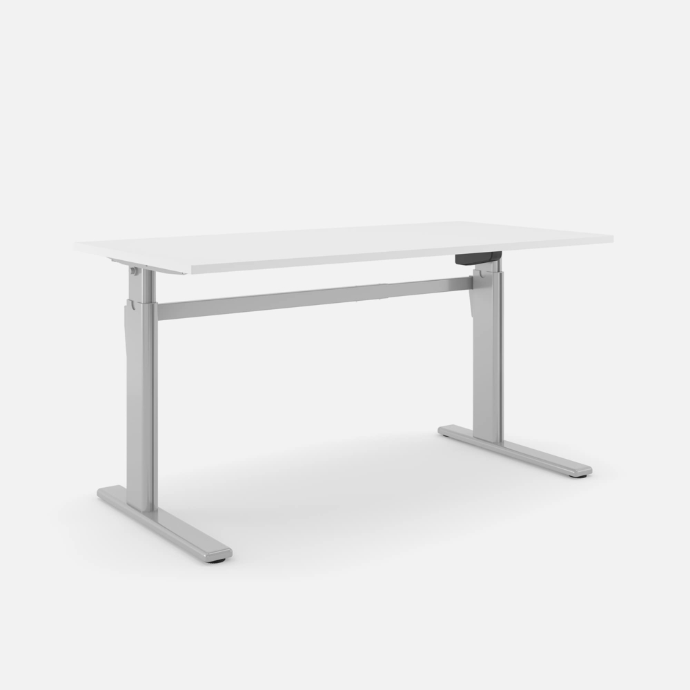 Aluforce Pro 150 M Schreibtisch - 200 , Weiß Bild 1