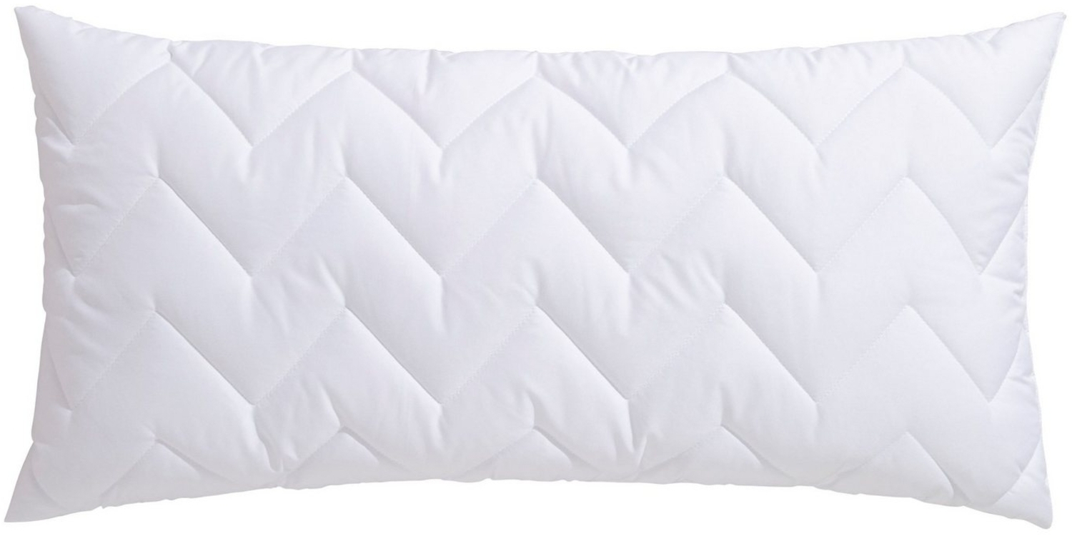 Home affaire Microfaserkissen Sartes Kopfkissen 40x80, 80x80 weich, stützend, hypoallergen, Füllung: 100% Polyester, Bezug: 100% Polyester, Bauchschläfer, Rückenschläfer, Seitenschläfer, Kissen für einen erholsamen Schlaf Bild 1