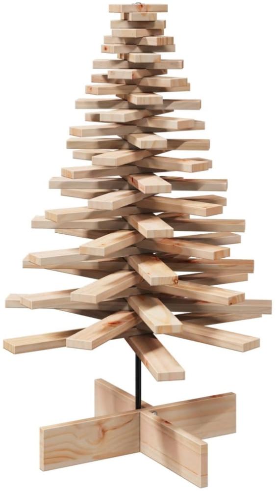 vidaXL Weihnachtsbaum Holz zum Schmücken 100 cm Massivholz Kiefer 858204 Bild 1