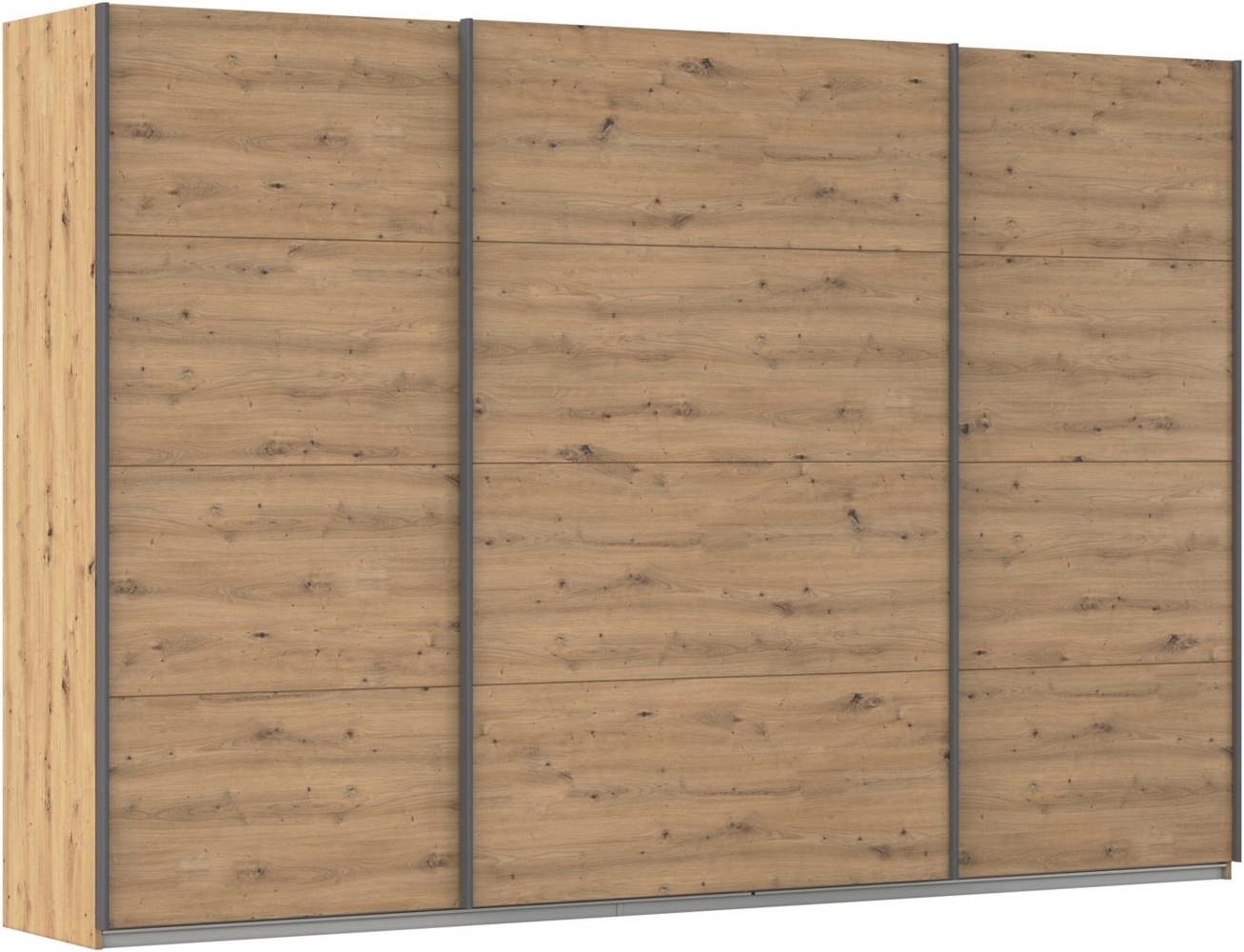 rauch Schwebetürenschrank Kleiderschrank Schrank Garderobe AGORDO mit Dekor- oder Hochglanzfront (in zwei Griff-Farben) durchdachte Innenausstattung, in 4 Breiten und 2 Höhen MADE IN GERMANY Bild 1