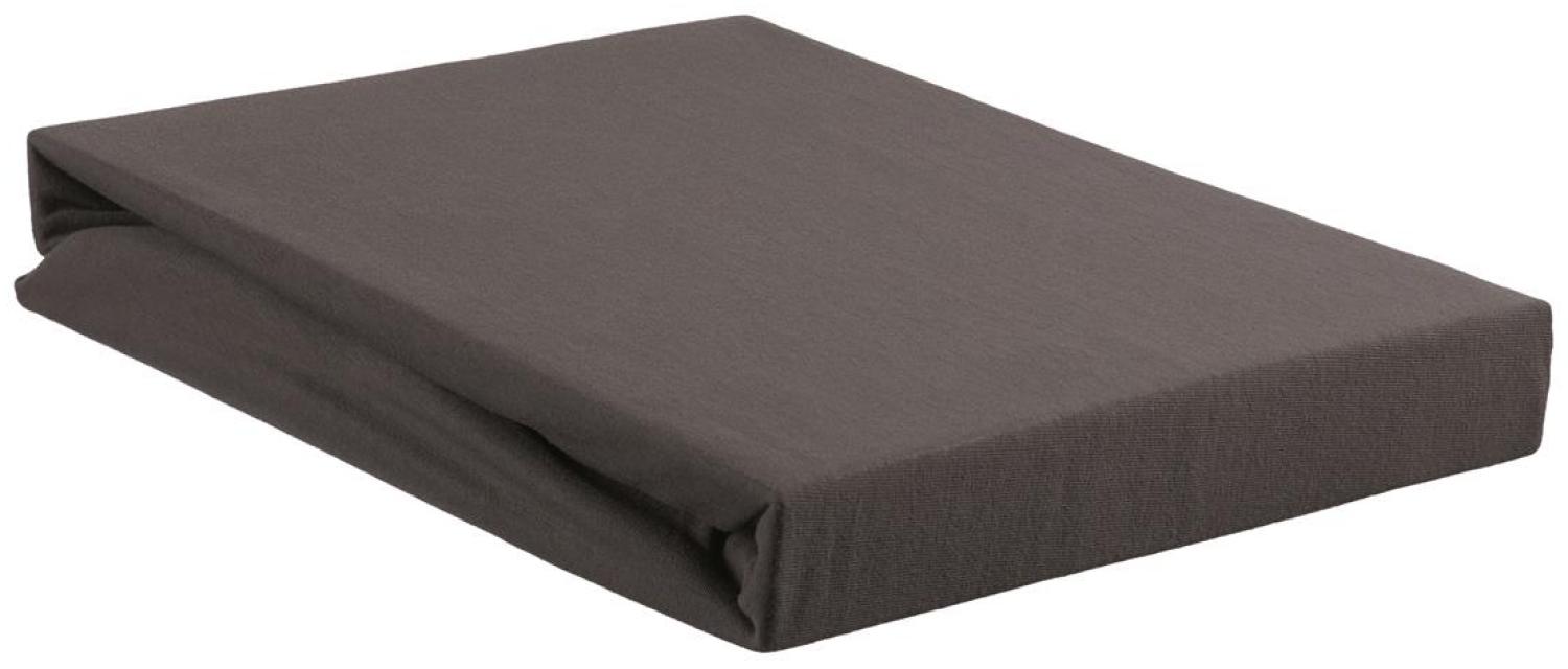 Beddinhouse Jersey, Baumwolle Spannbettlaken Jersey Td Anthracite 120X200/210/220 120 x 200 cm Pocket depth: 25 1 Topper-Spannbettlaken Anthrazit Bild 1