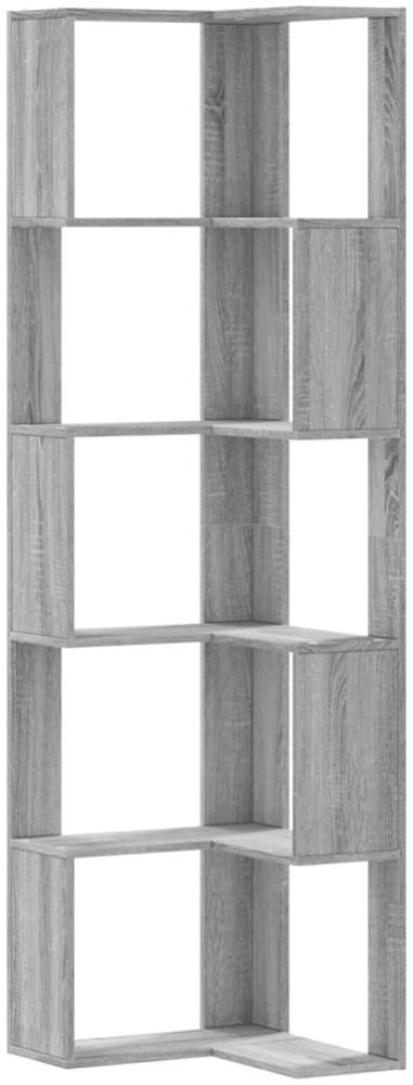 vidaXL Bücherregal 5 Böden Grau Sonoma 50x50x179 cm Holzwerkstoff 852587 Bild 1