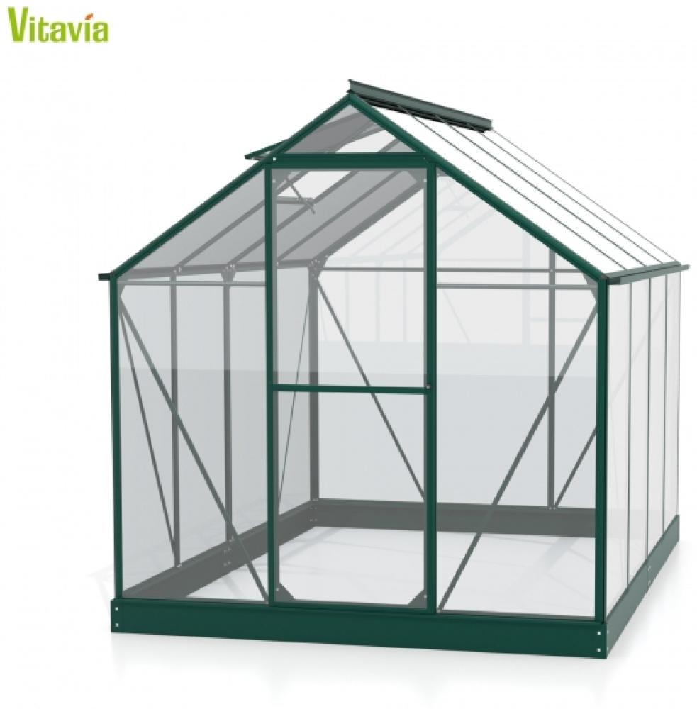 Vitavia Gewächshaus Triton 5000, ESG, smaragd, inkl. Fundament Bild 1