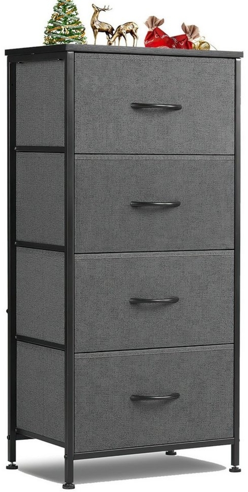 SURFOU Kommode mit Schubladen Sideboard Mehrzweckschrank Schubladenschrank (mit Metallgestell Schubladen aus Stoff), für Schlafzimmer, Wohnzimmer, Kinderzimmer, Flur, Aufbewahrungsschrank Bild 1