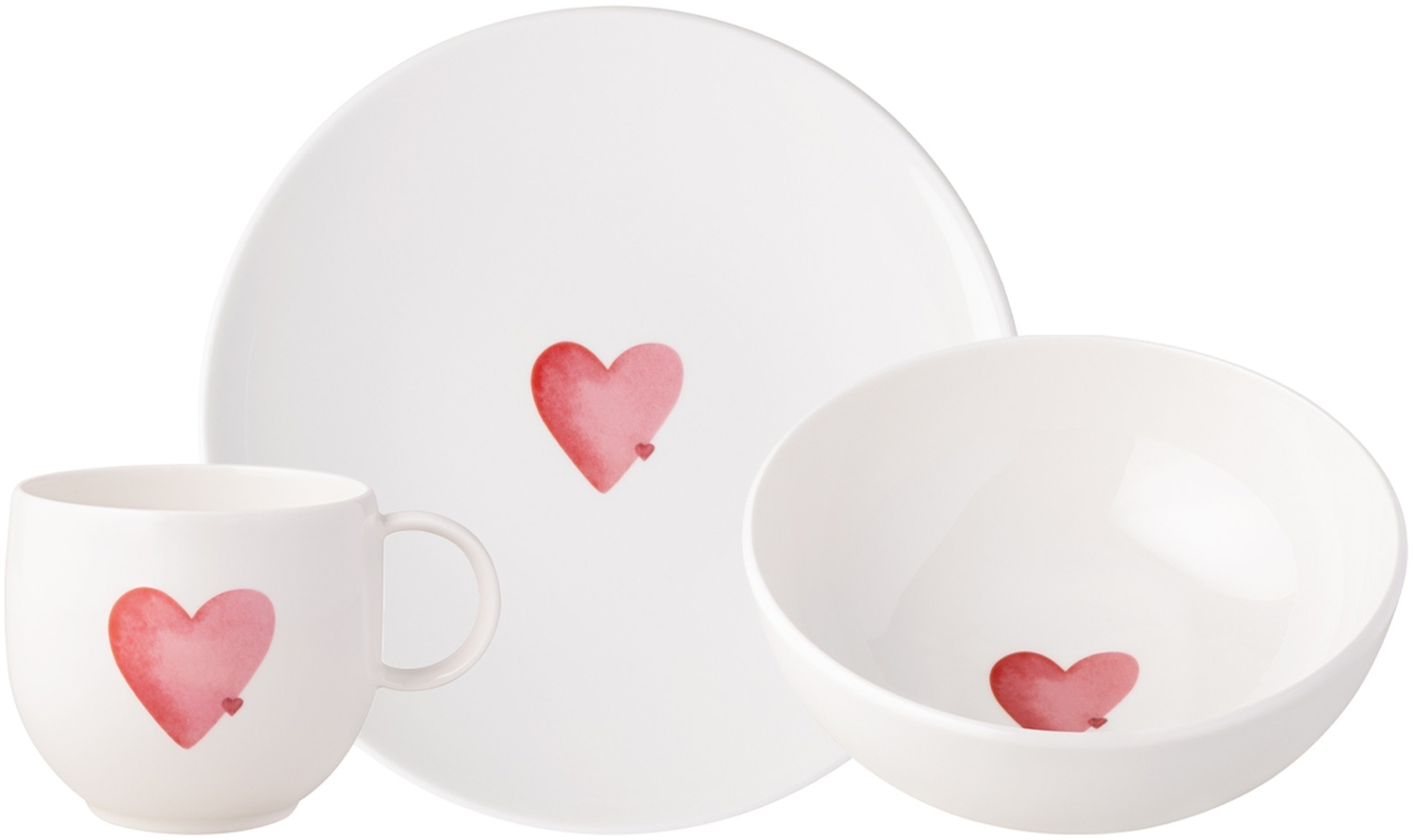 Villeroy & Boch With Love Frühstücksset 3-teilig Sending Love Bild 1