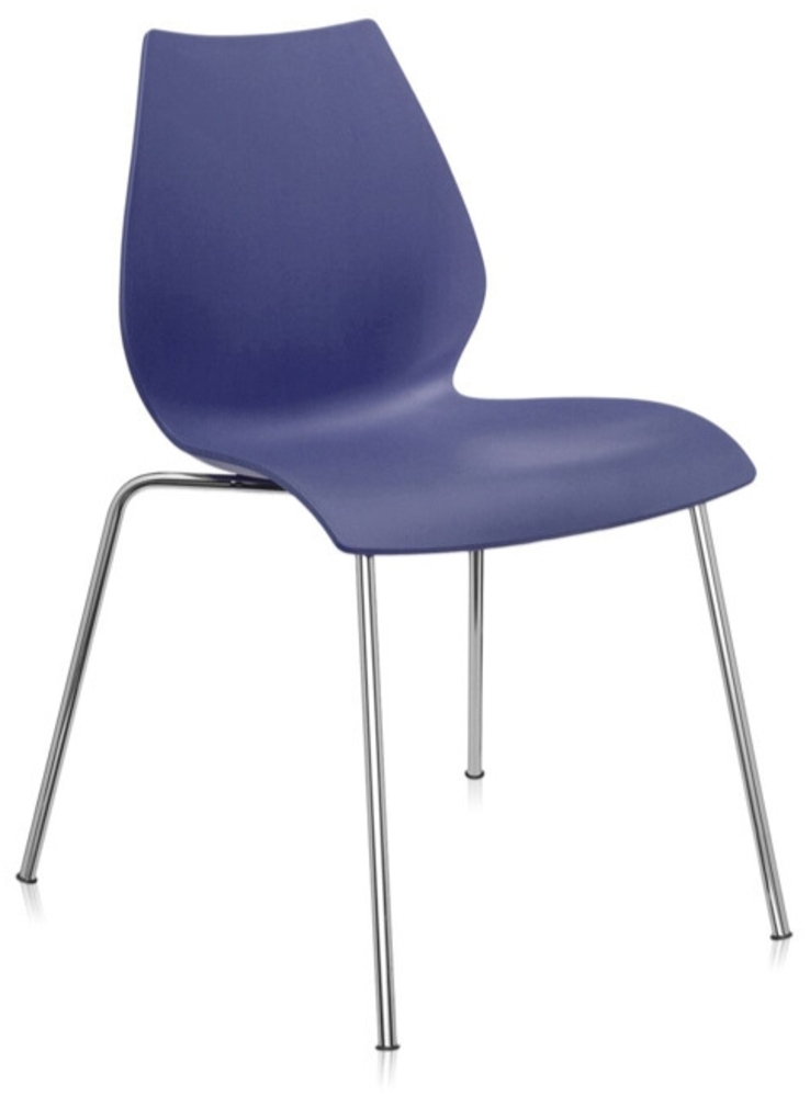 Kartell Maui Bürostuhl, Marine blau, 2er Set Bild 1