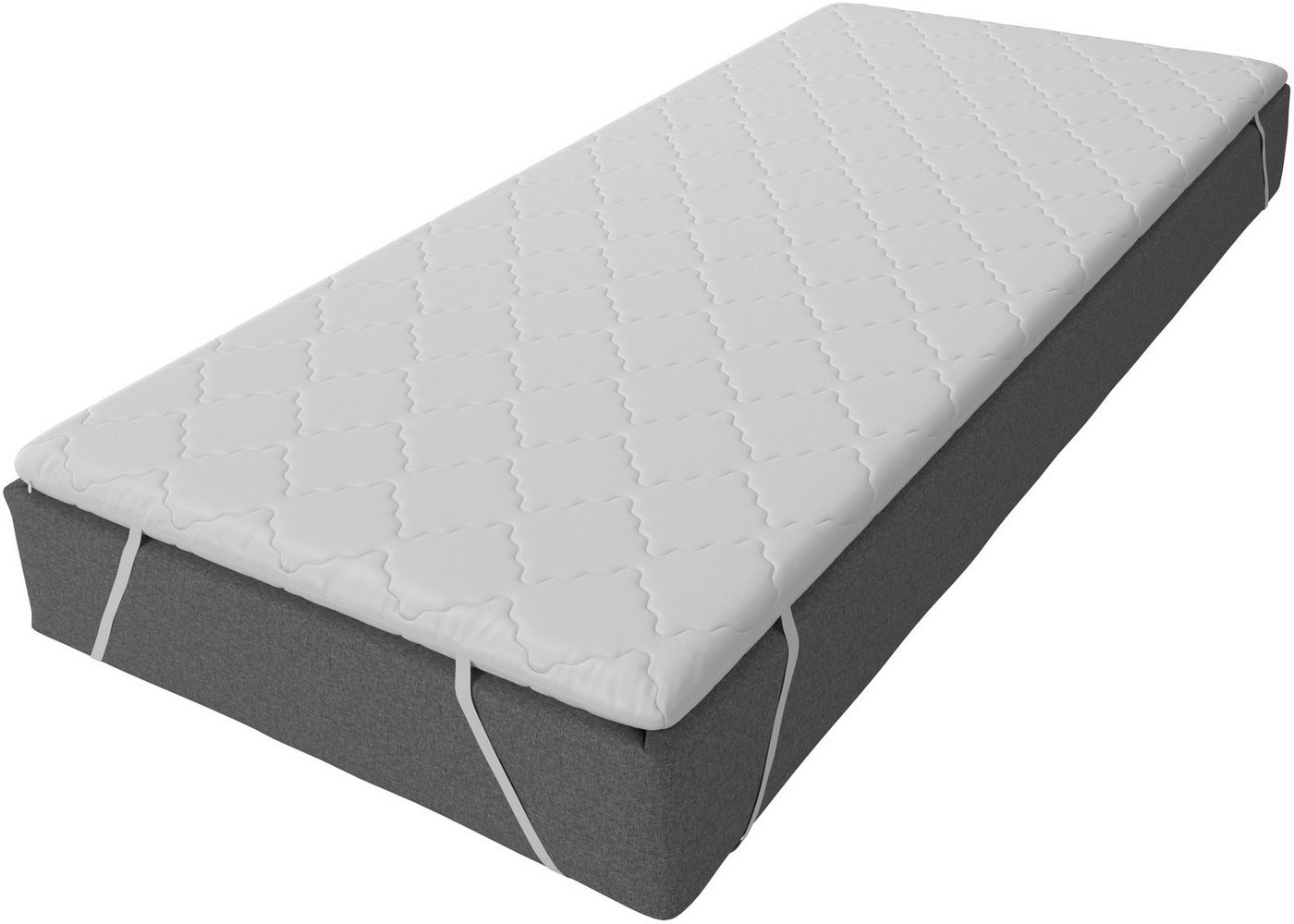 my home, Topper Isay, Topper 90x200, 140x200, 180x200 cm, 6 cm hoch, Komfortschaum, Matratze, Boxspringbett, Allergiker geeignet (Hausstauballergiker) Bild 1