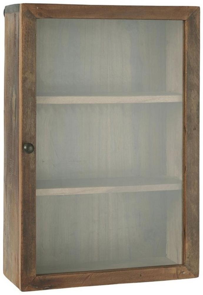 Wandschrank Hängeschrank Wandregal Holz Glastür 60x40cm Ib Laursen 2115-00 Bild 1