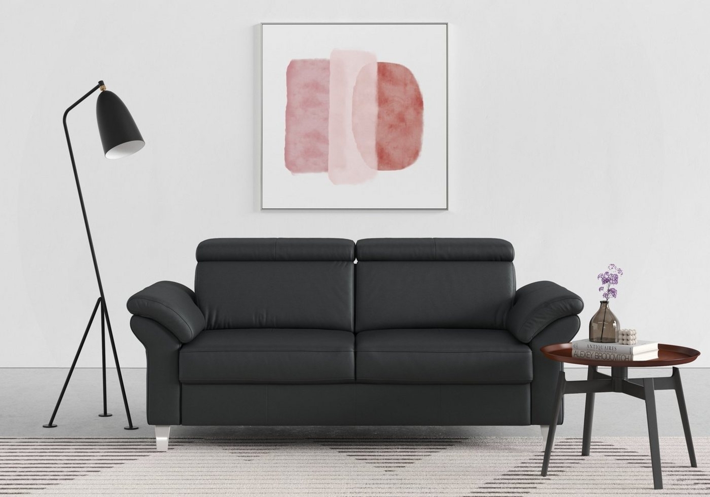 sit&more 2,5-Sitzer Arngast, inklusive Federkern und Kopfteilverstellung Bild 1
