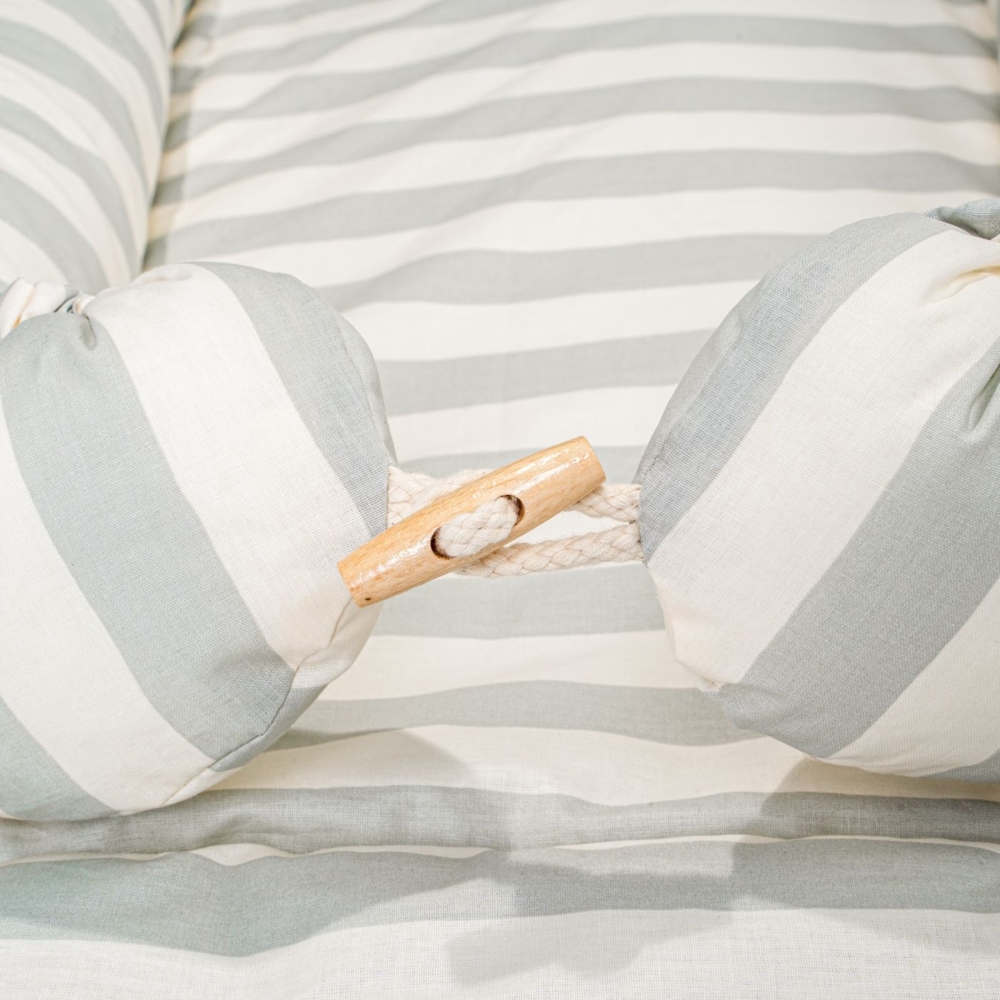 Organic Kuschelnest NIDO MAX, Stripes Bild 1