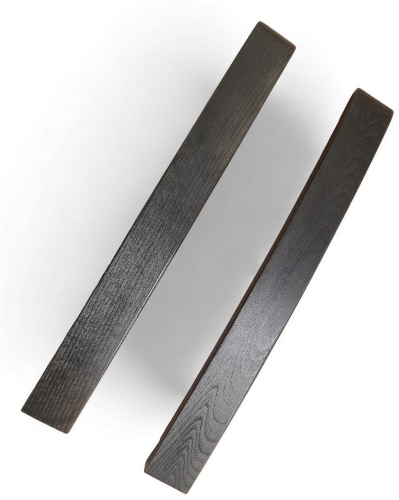 DM-Handel Gartenliege 2x Ersatzarmlehnen für Gartenliege, Holz Massiv 1 Paar, Armlehnen für Sonnenliege Rollliege Lx48 x Hx2,5 x Bx5,5 cm, ergonomisch geformt, mi Ausschnitt für Plastkschiene Bild 1