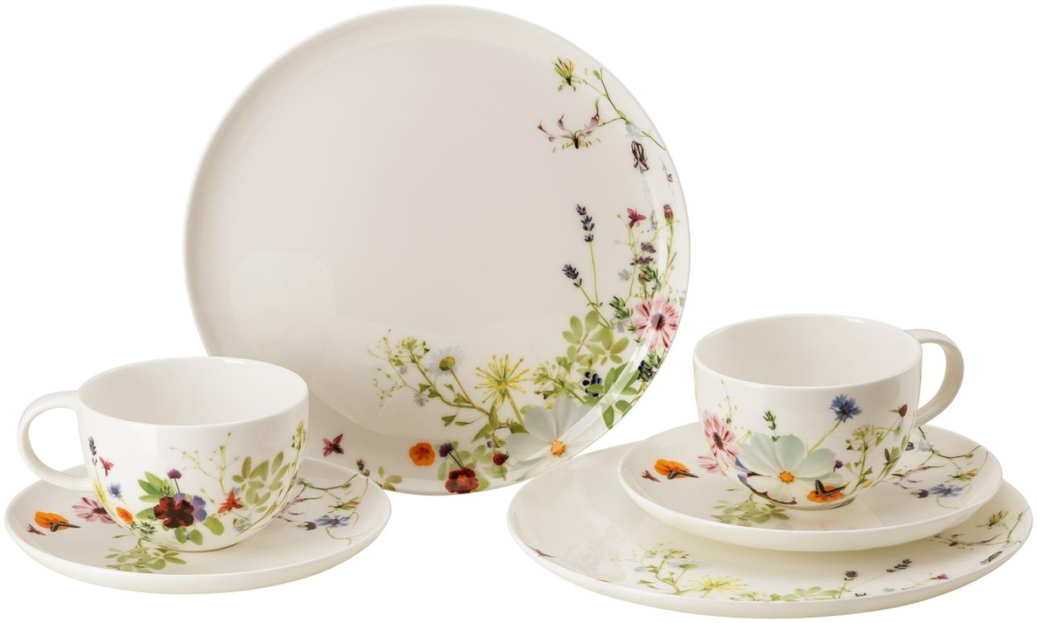 Rosenthal Geschirrset Brillance Grand Air | Set 6 tlg. Kombi Coupe Bild 1