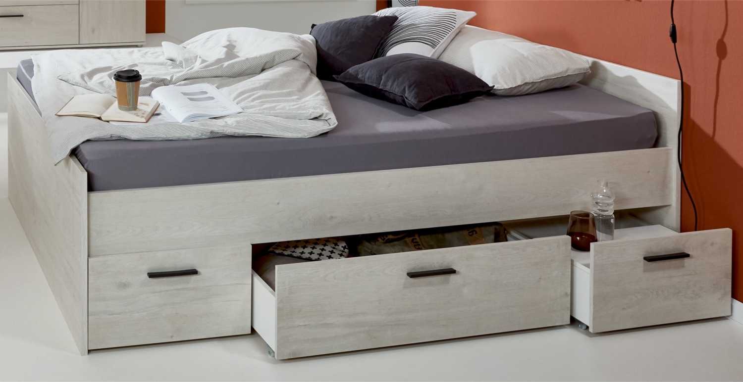 Arthur Berndt Jugendbett »Mathea« inkl. Rollkästen, Liegefläche 140x200 cm, 70x147x204 cm Bild 1