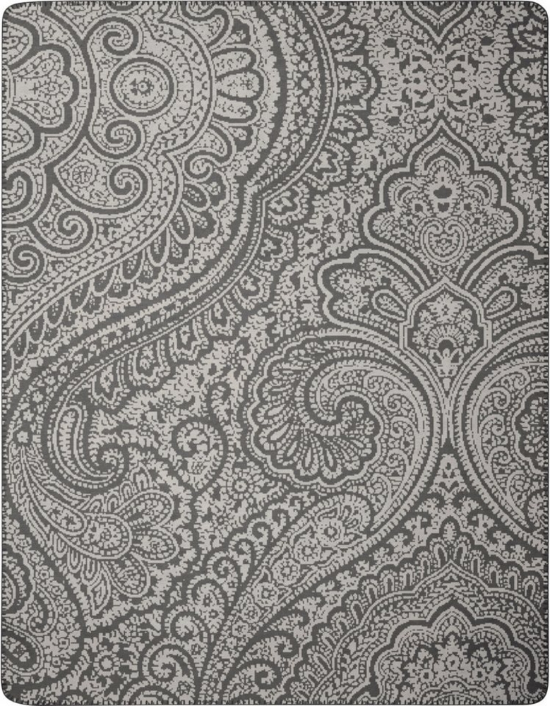 Wohndecke Swinging Paisley, Biederlack, mit zeitlosem Paisleymuster, Kuscheldecke Bild 1