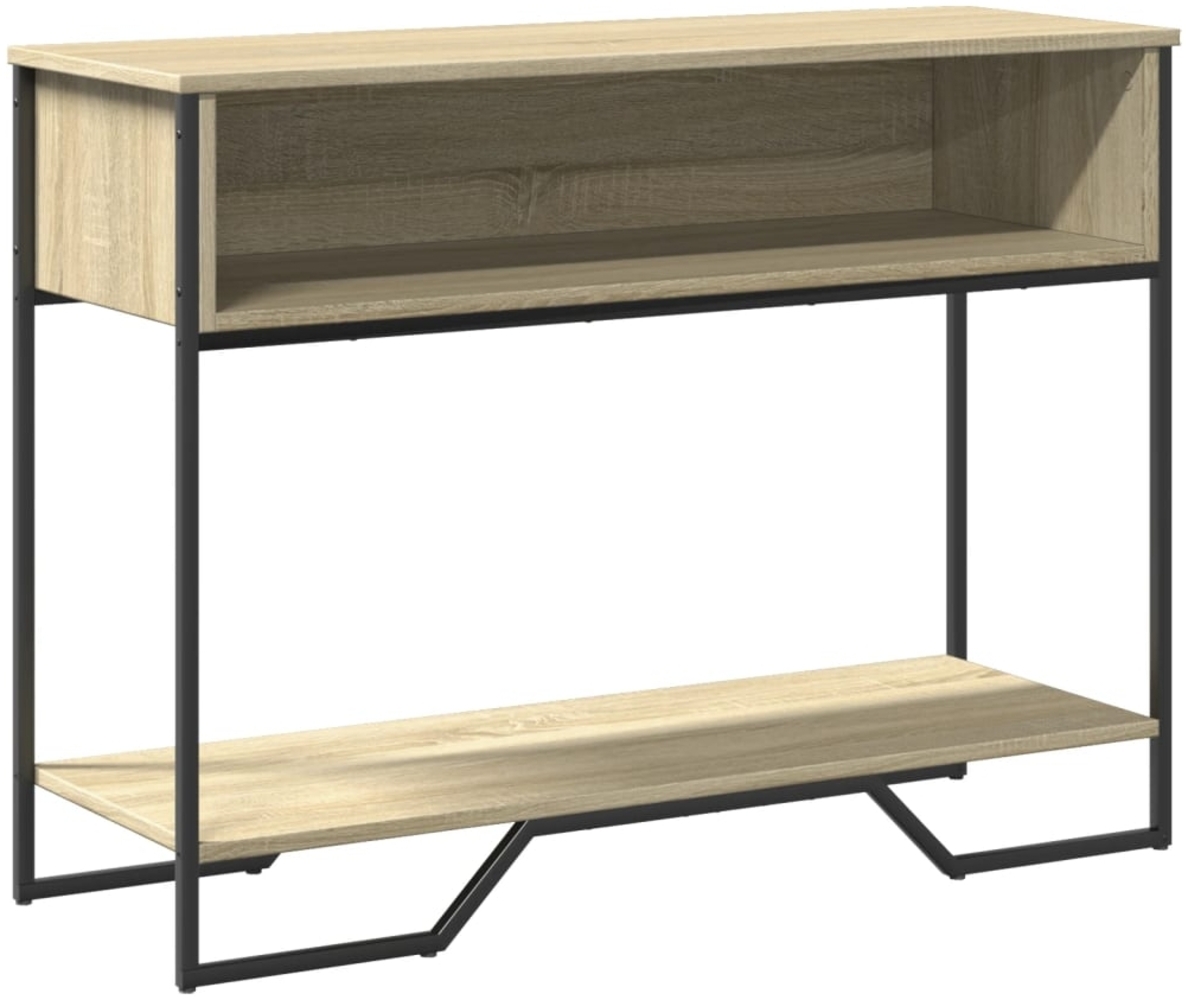 vidaXL Konsolentisch Sonoma-Eiche 100x35x74,5 cm Holzwerkstoff 848530 Bild 1