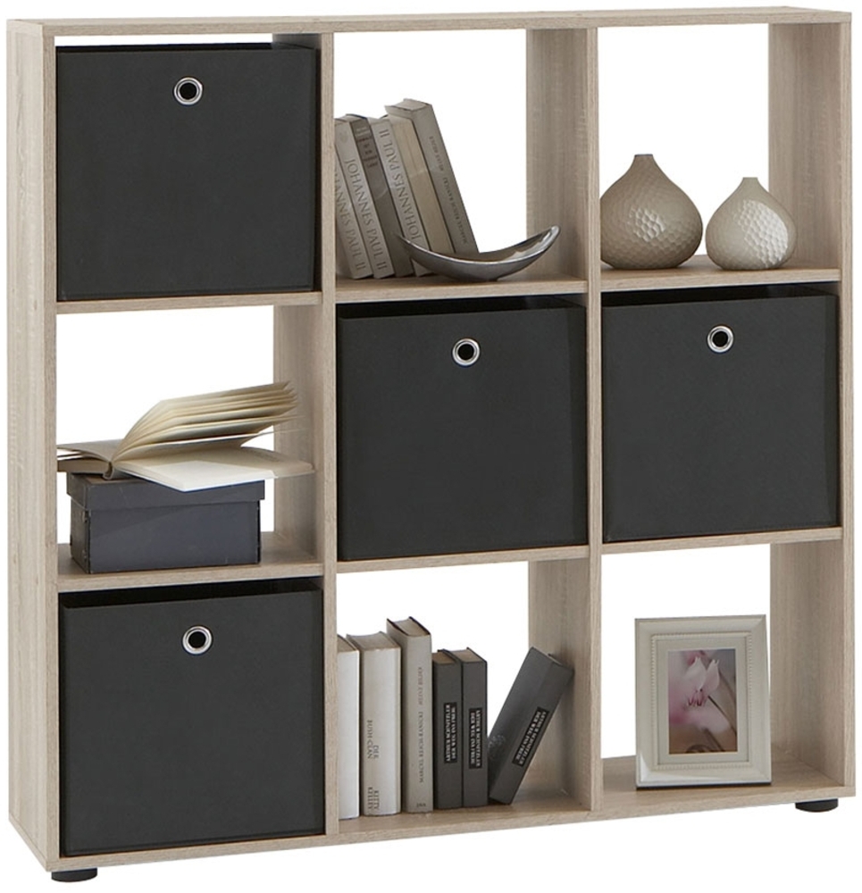 Raumteiler Metro 5 / Mega 5, Holzwerkstoff, Holzfarben, 105 x 109 x 33 cm Bild 1
