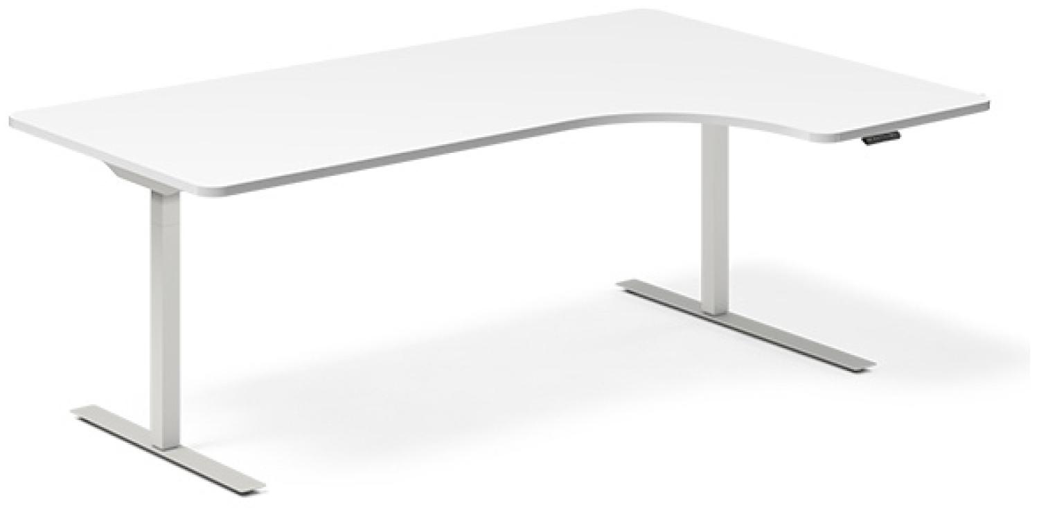 Hebe-/Senktisch DNA Weiß 2000x1200 mm Rechts 2 Beine/Weiß Bild 1