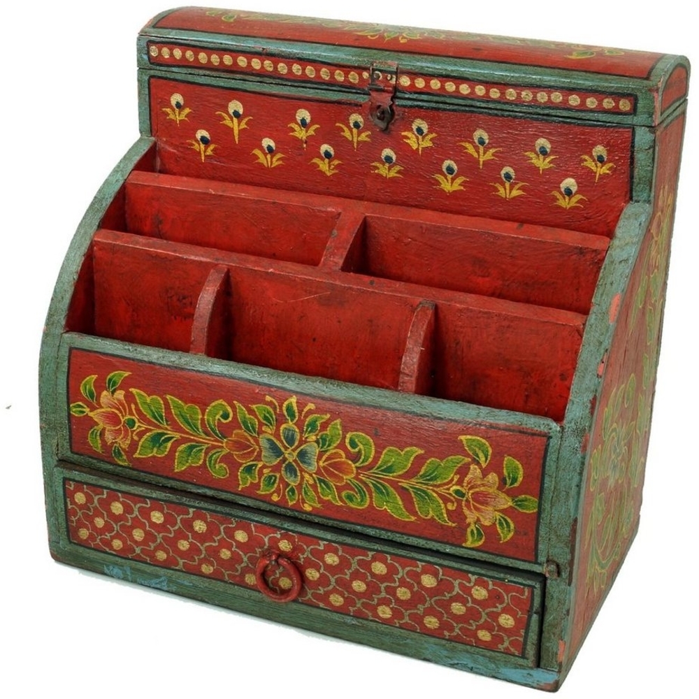 Guru-Shop Aufbewahrungsdose Vintage Schreibtisch Ordner, Schreibtisch.. Bild 1