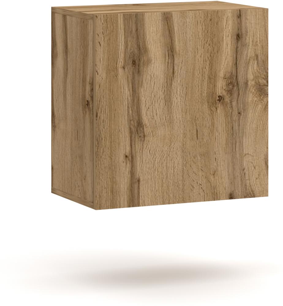 Domando Hängeschrank Levico M1 Modern für Wohnzimmer Breite 50cm, grifflos, Wotan Eiche Bild 1