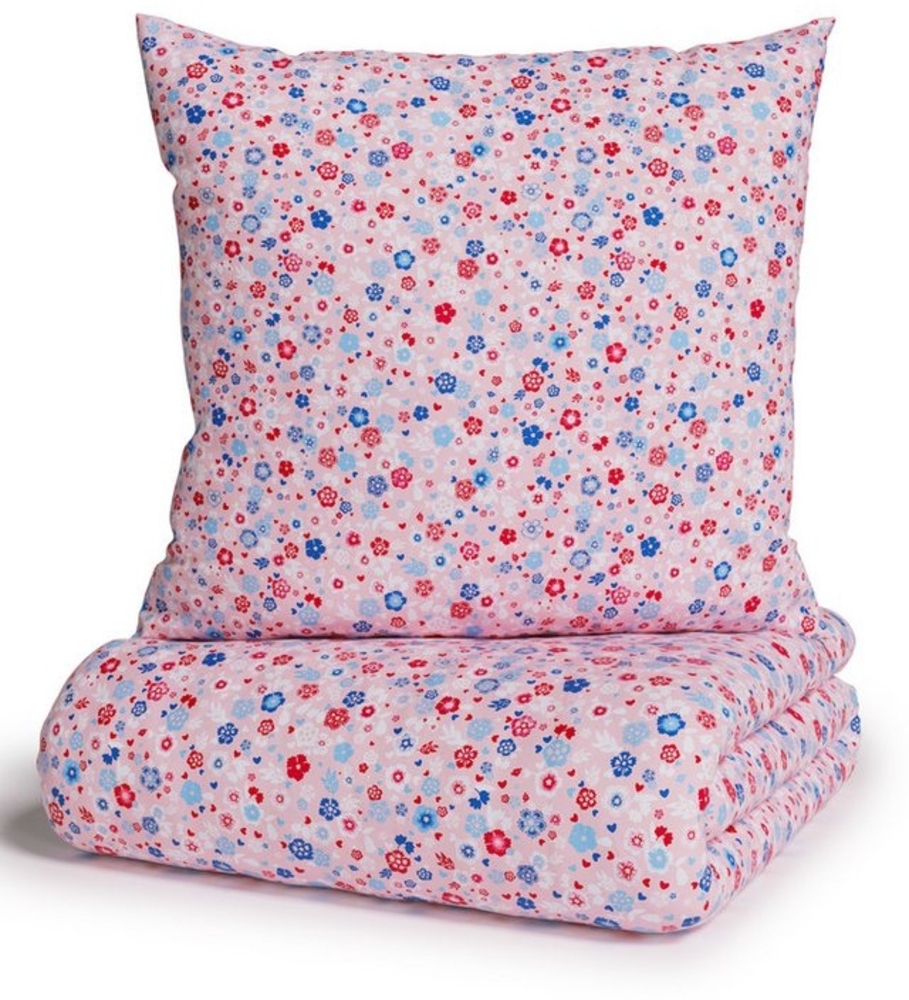 my home Bettwäsche Mariby, Renforcé, 2 teilig, mit feinem Blümchen Design, skandinavisch, romantische Bettwäsche Bild 1