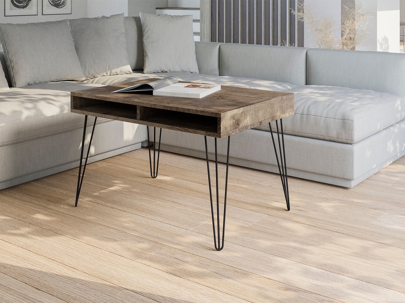 Couchtisch Dobogo, Colonial Grande Oak, 90x60 cm Bild 1