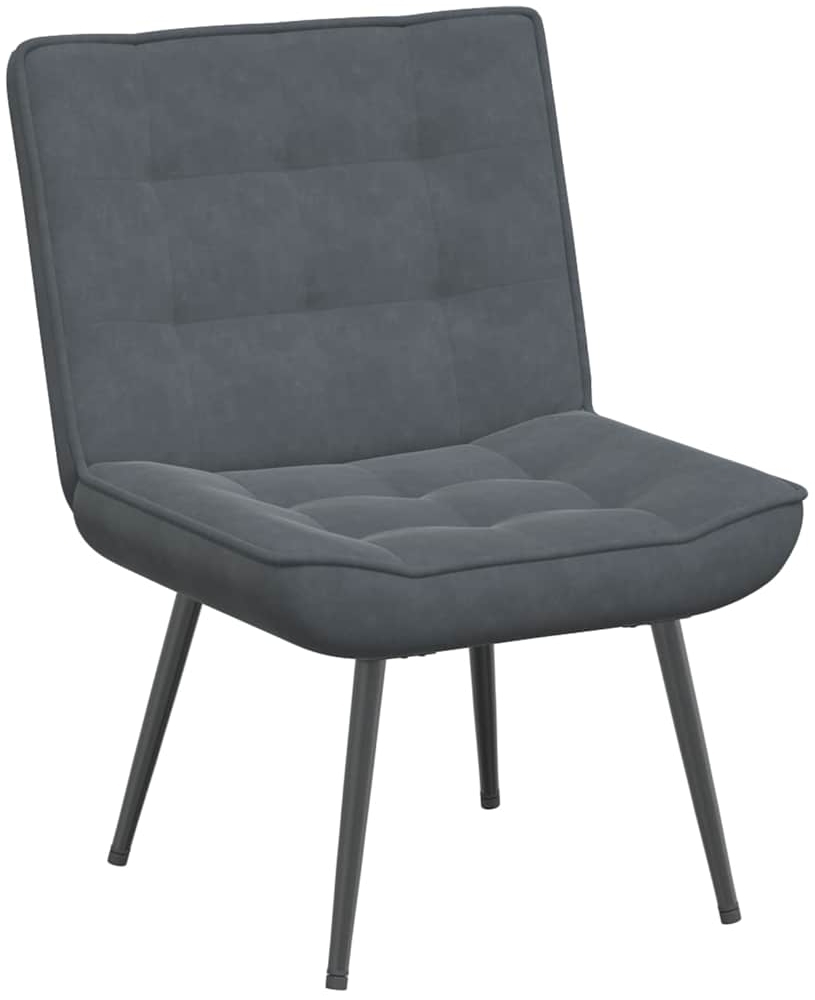 vidaXL Relaxsessel Dunkelgrau 64x74x84 cm Samt 4012318 Bild 1