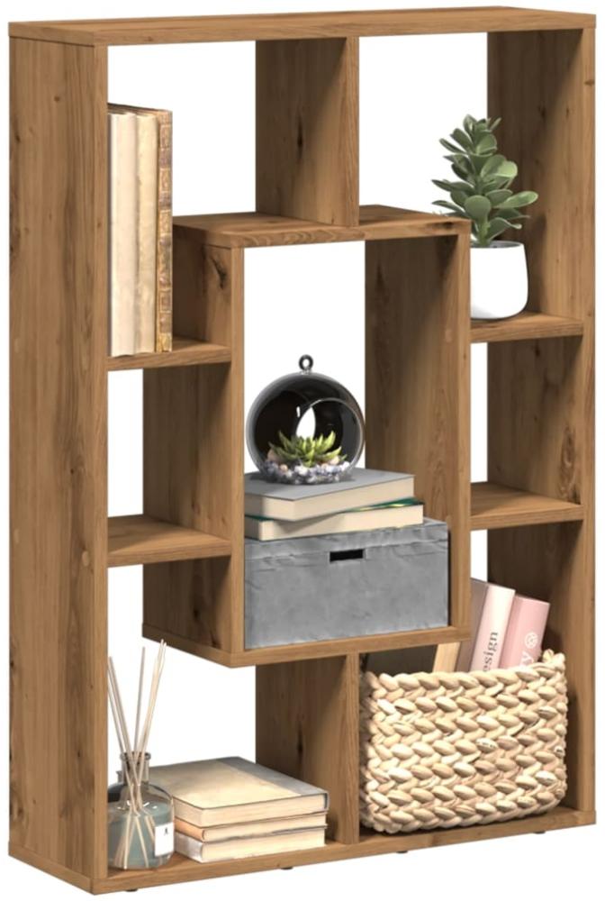 vidaXL Bücherregal Artisan-Eiche 63x20x90 cm Holzwerkstoff 858146 Bild 1