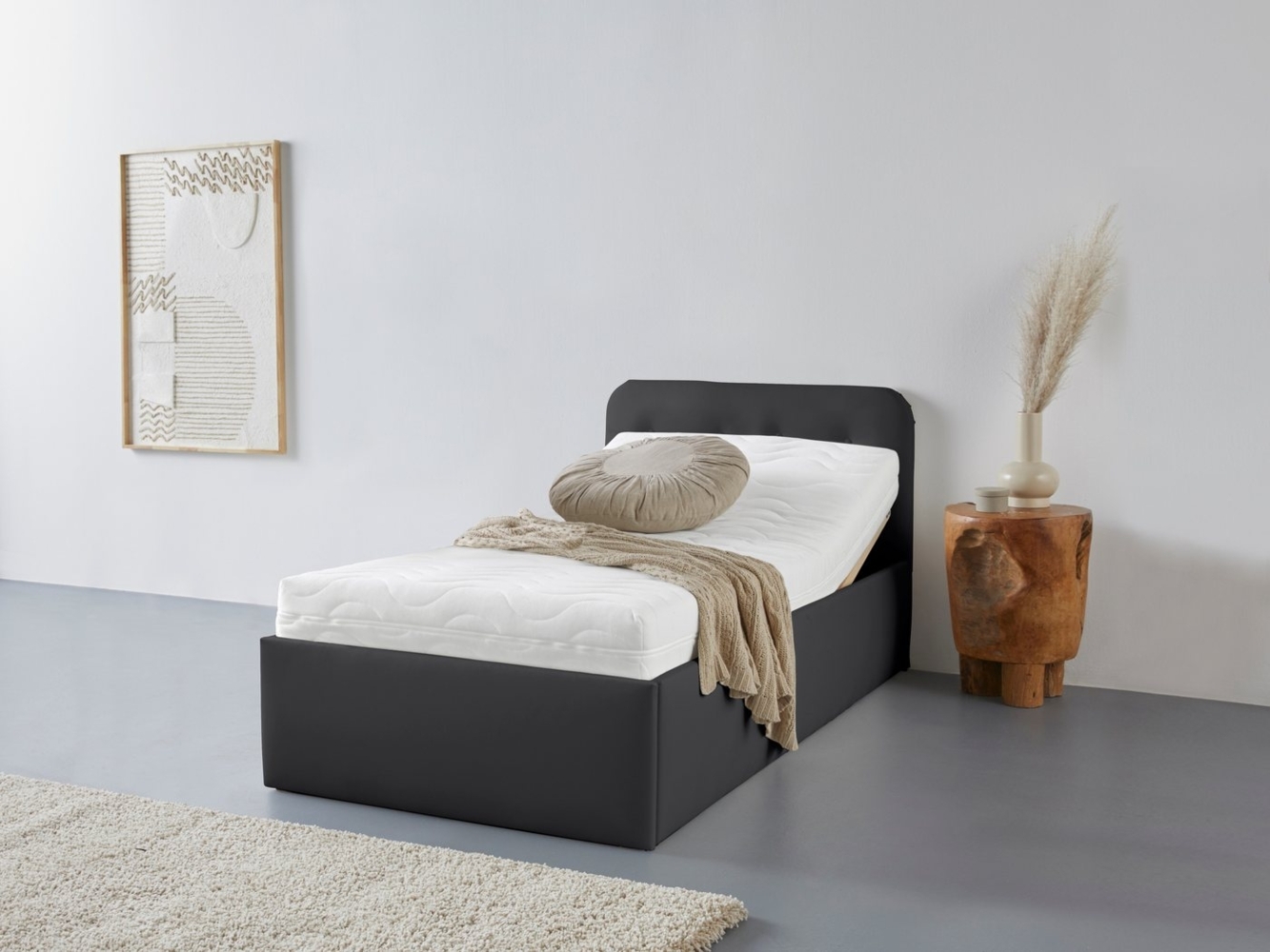 Westfalia Schlafkomfort Polsterbett Rostock, auch mit Stauraum und Kopfteilverstellung erhältlich Bild 1