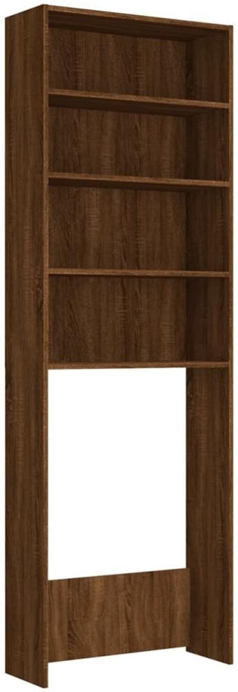 vidaXL Waschmaschinenschrank Braun Eichen-Optik 64x24x190 cm 815953 Bild 1