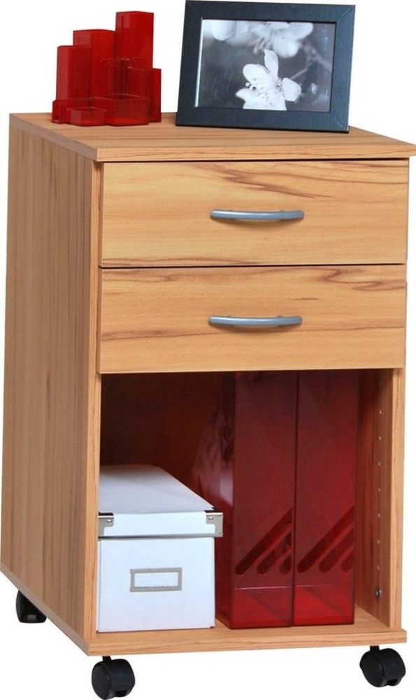 Rollcontainer Bürocontainer Schubcontainer Nachtschrank kernbuche - kernbuche Bild 1