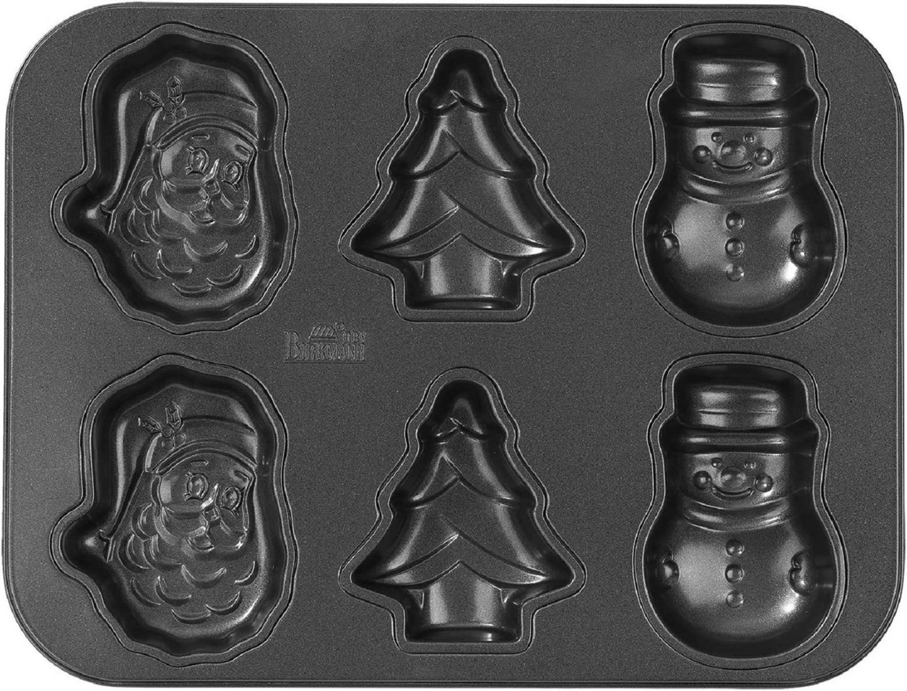 Birkmann Backblech Backblech Weihnachtsmotive, Carbon Stahl,Grau Bild 1