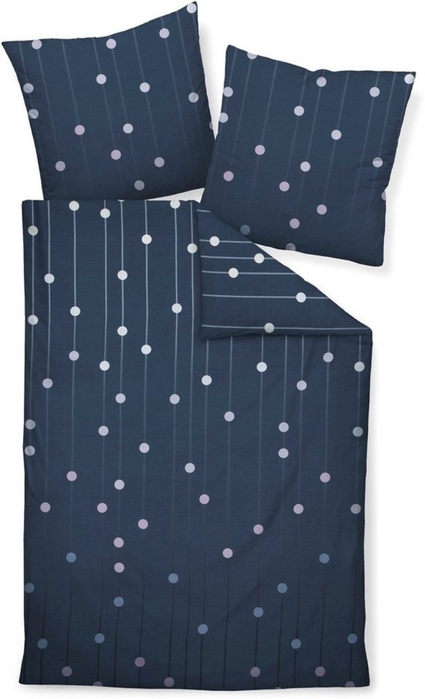 Bettwäsche J. D. Mako-Satin, 155x220 cm, mit 1 Kissen Bild 1